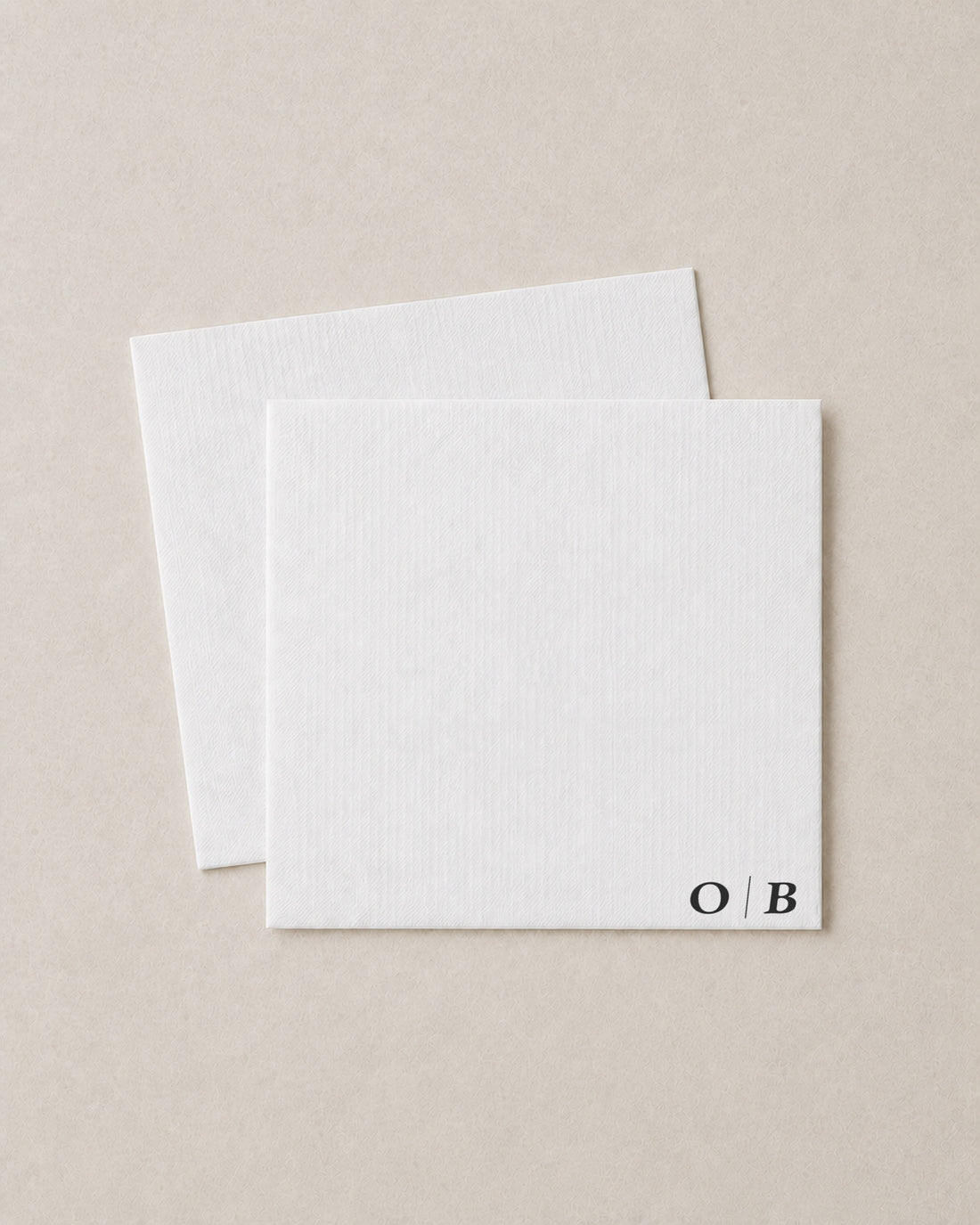 The Column napkin, close detail