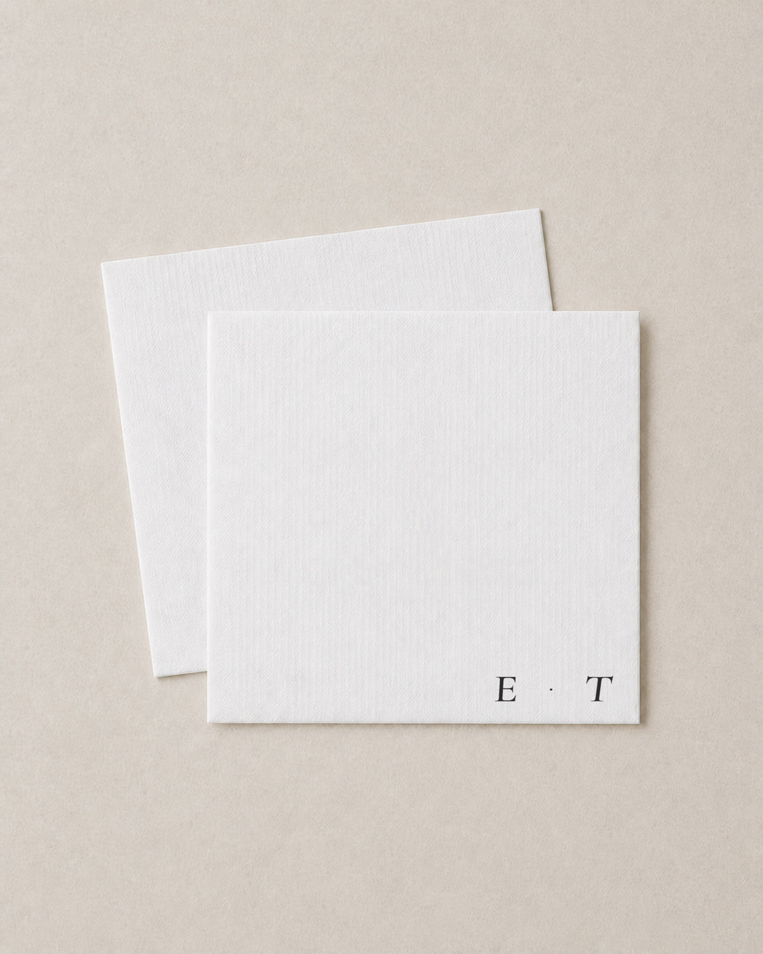 The Cinder napkin, close detail