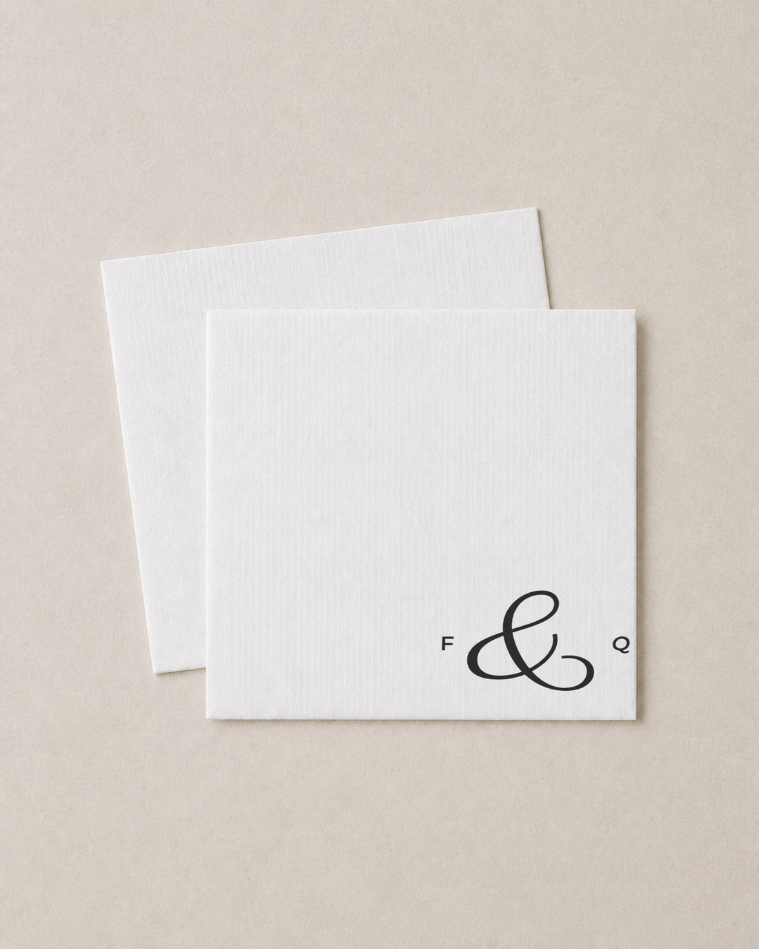 The Chantilly napkin, close detail