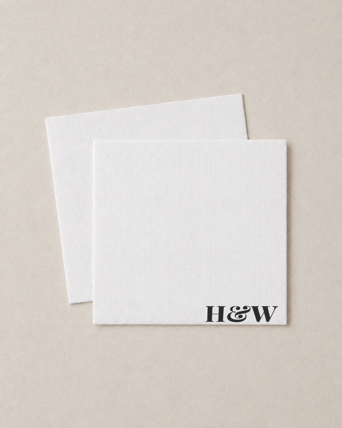 The Bijou napkin, close detail