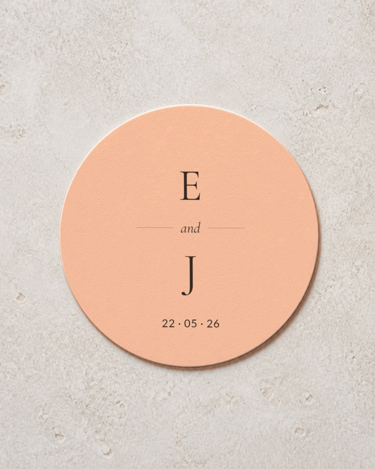 The Bay personalised coaster, printed in Australia