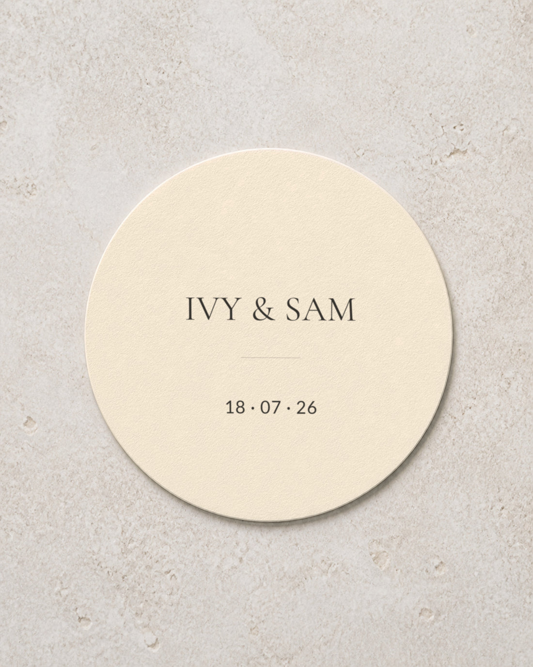 Agnes coaster in Ivory