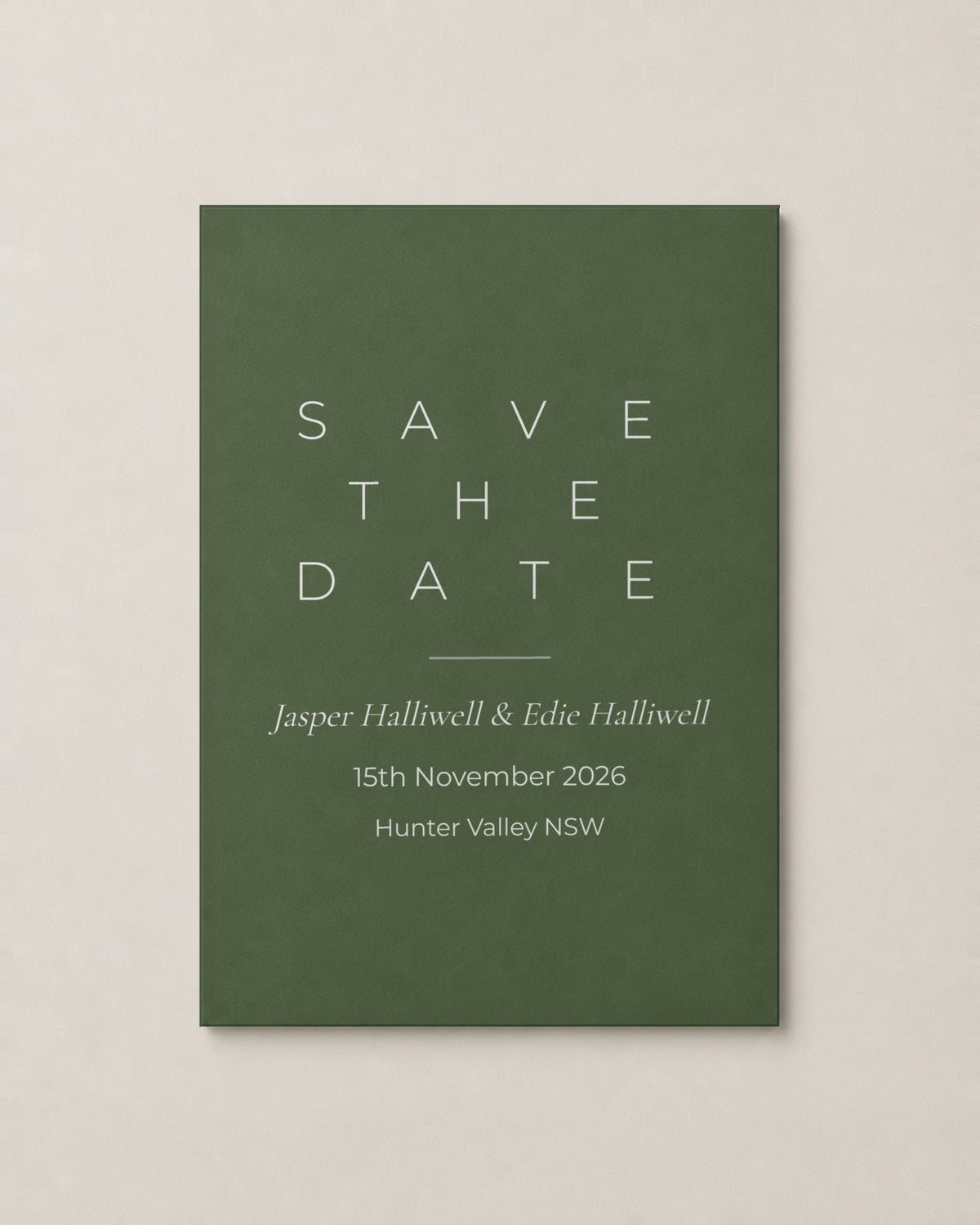 Save the dates