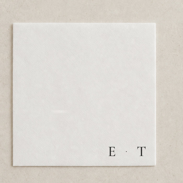 The Cinder cocktail napkin, personalised and printed in Australia