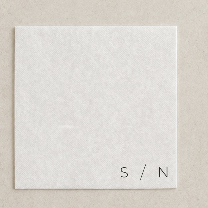 The Slate cocktail napkin, personalised and printed in Australia