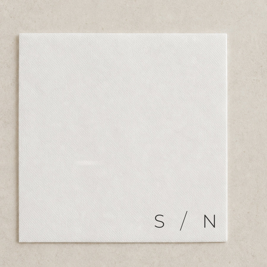 The Slate cocktail napkin, personalised and printed in Australia