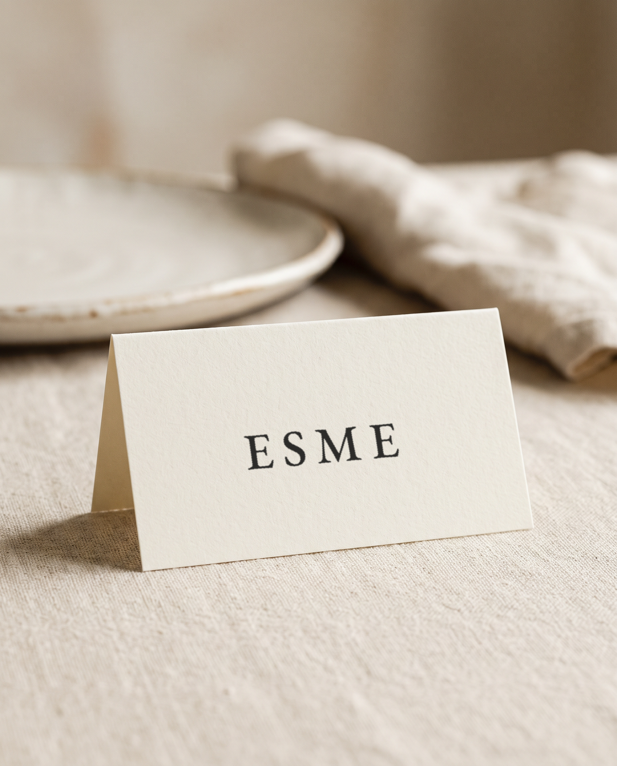 The Camden place card, second view