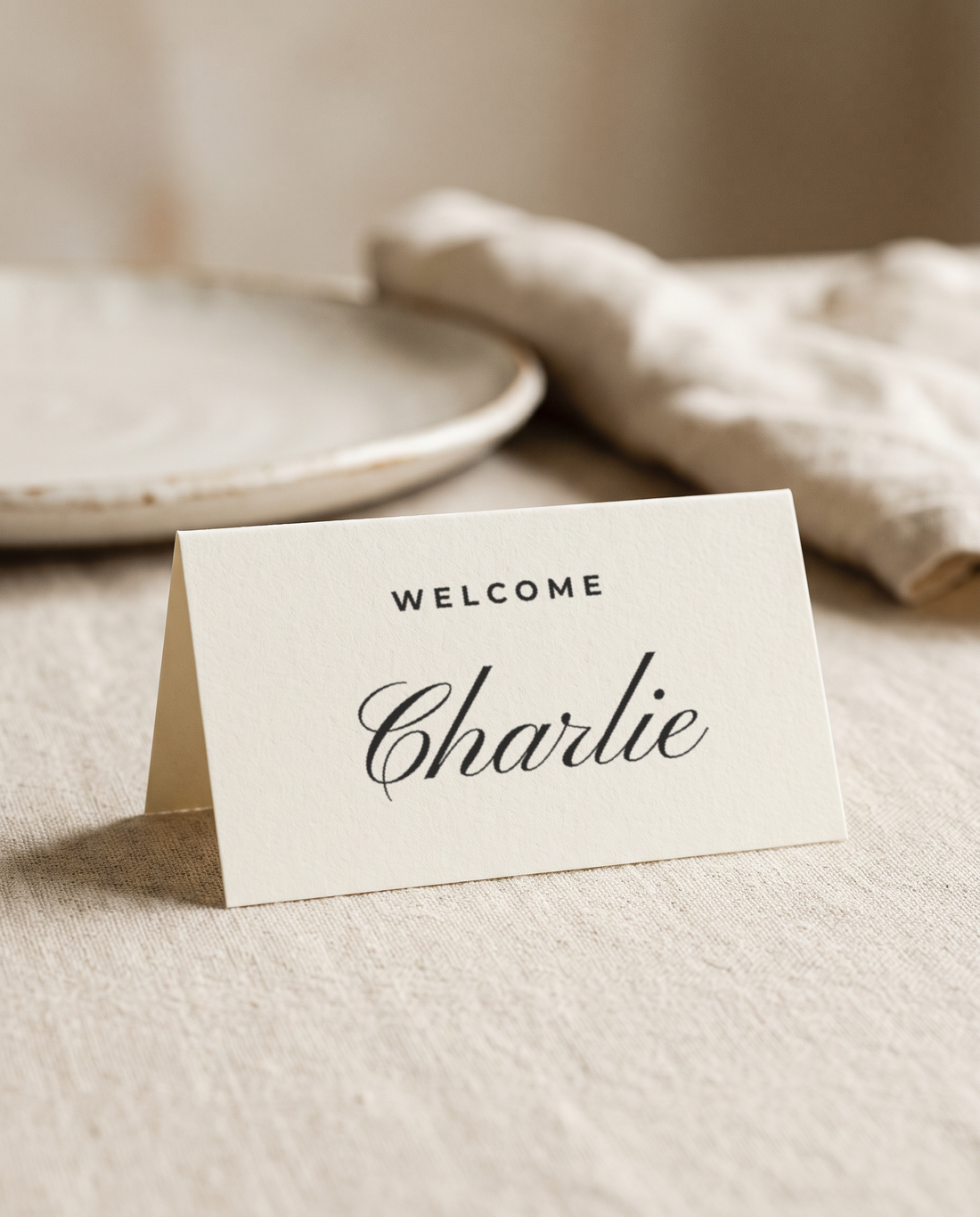The Marchmont place card, second view