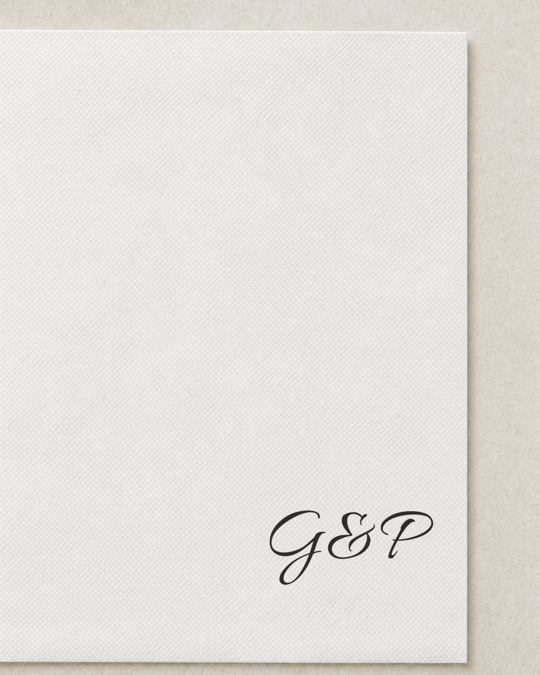 The Delphine napkin, second view