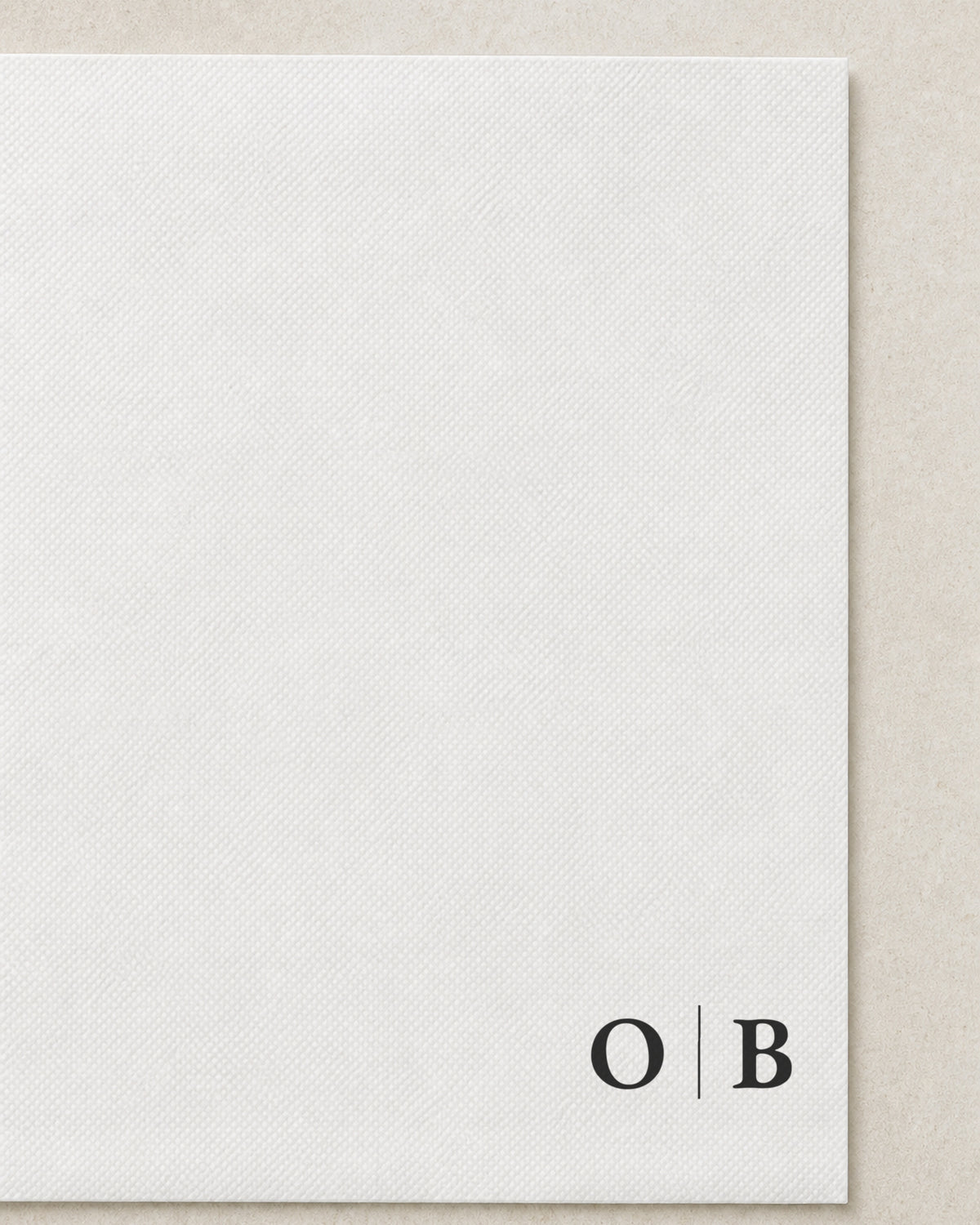 The Column napkin, second view