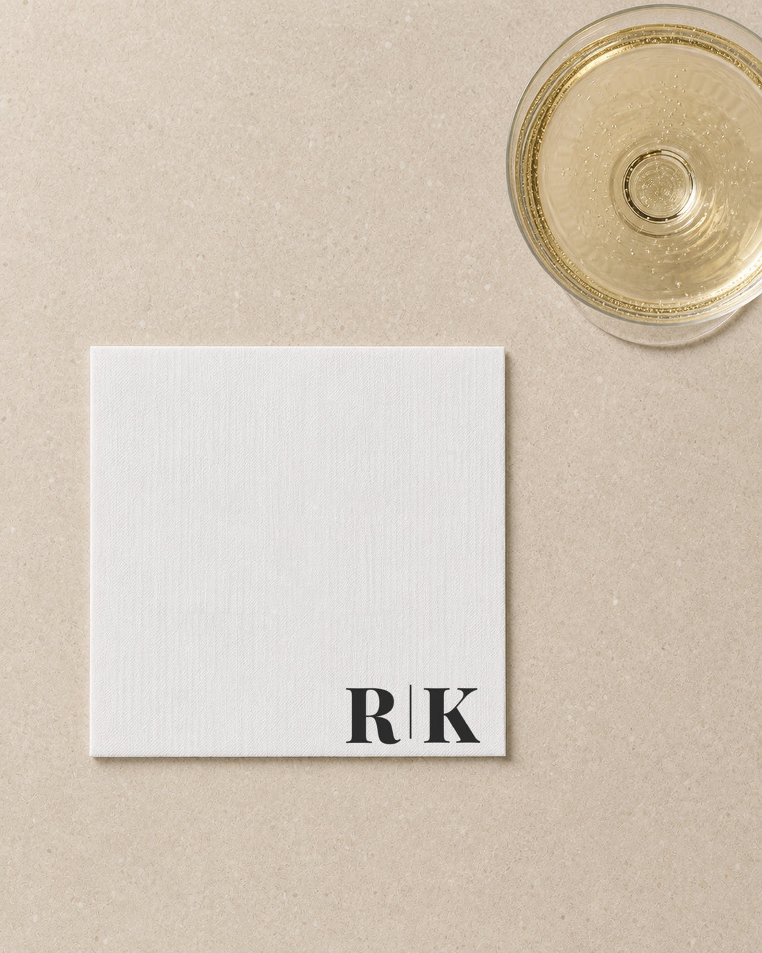 The Juniper napkin, close detail