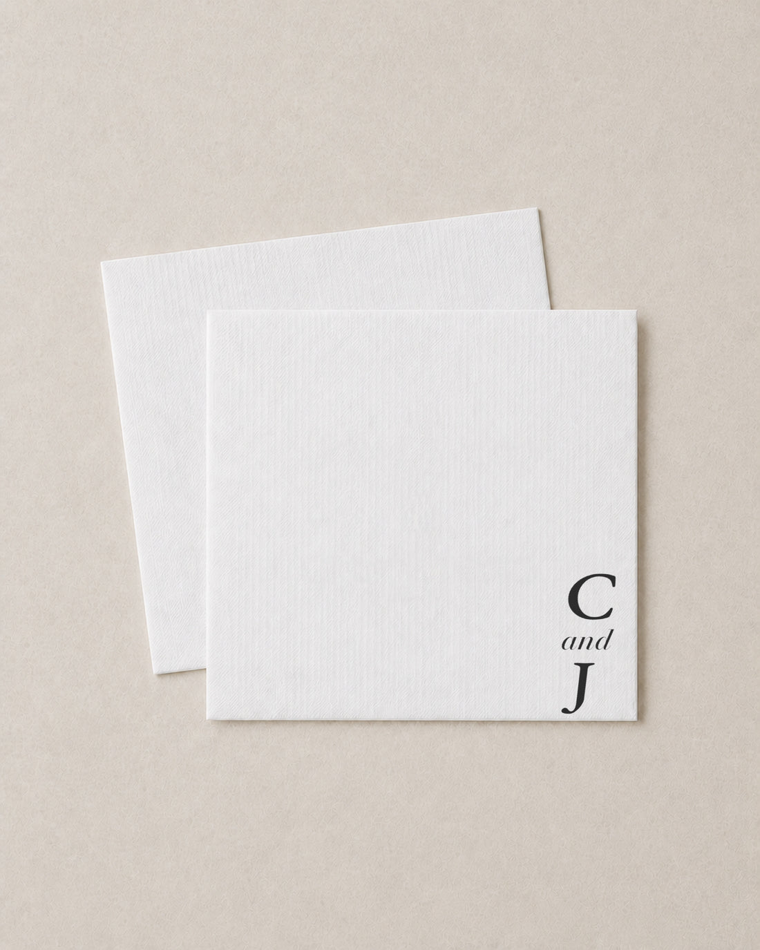 The Almond napkin, close detail
