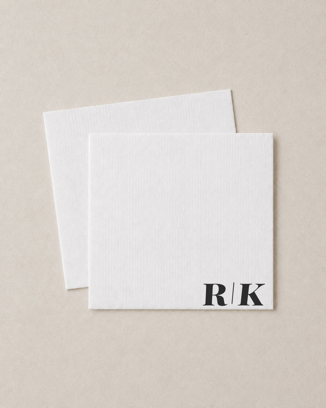 The Juniper napkin, close detail
