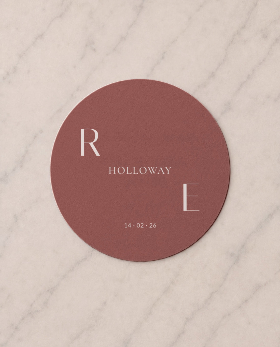 The Emblem coaster, close detail