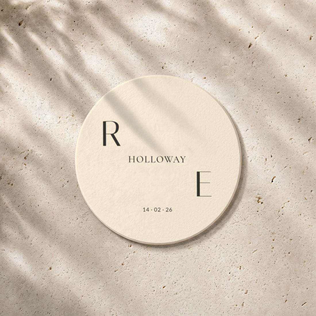 The Emblem coaster, close detail