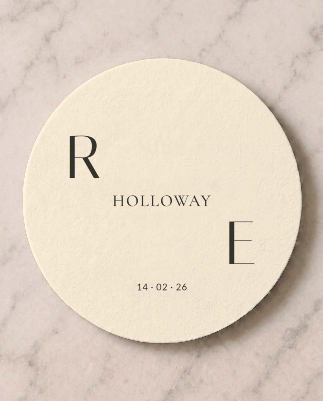 The Emblem coaster, close detail