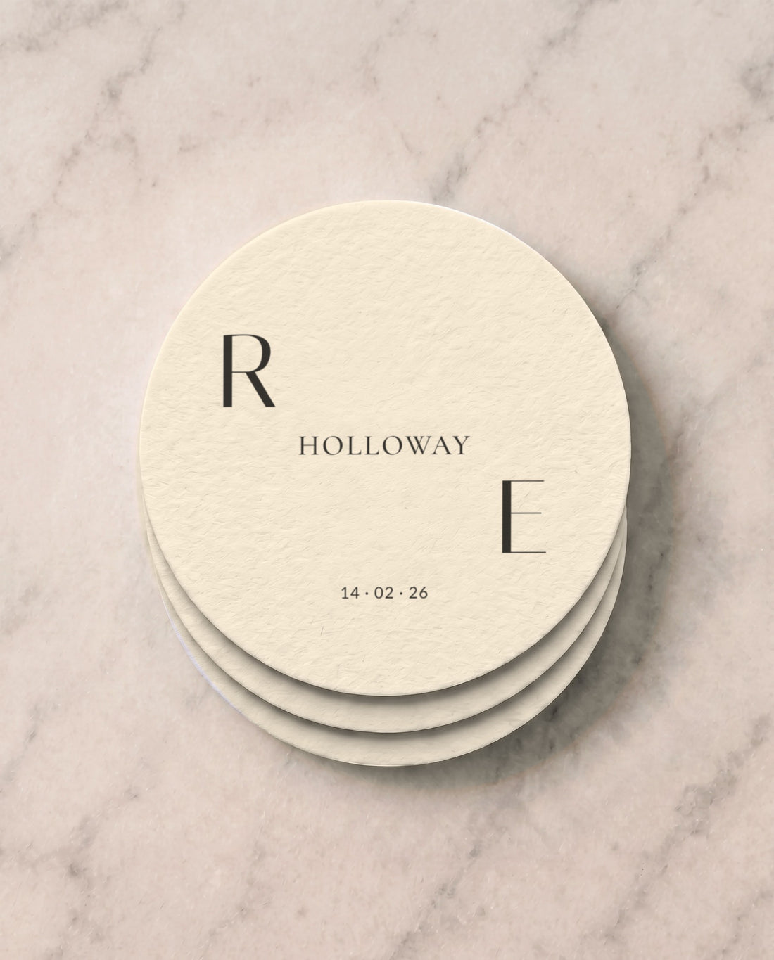 The Emblem coaster, close detail