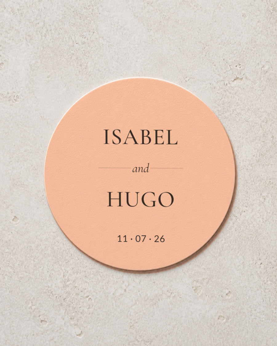 Constance coaster in Blush