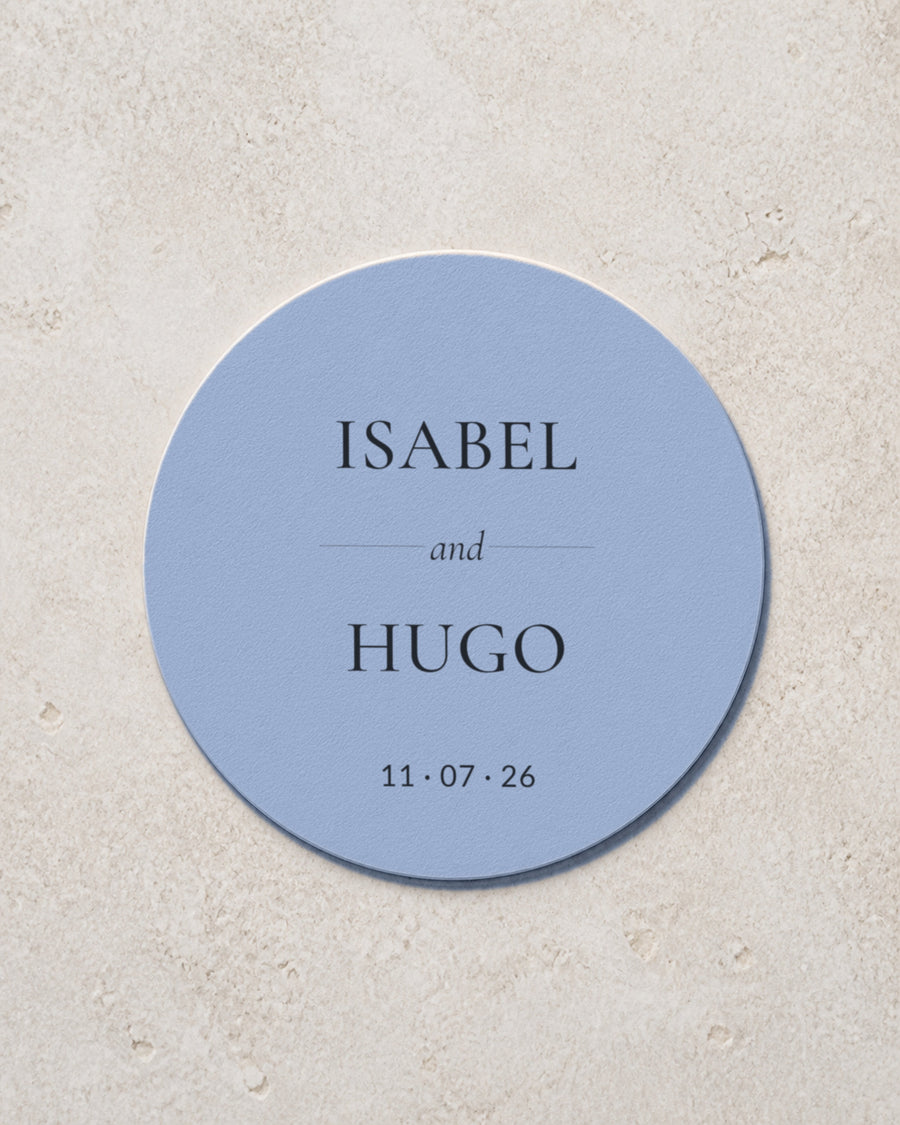 Constance coaster in Dusty Blue