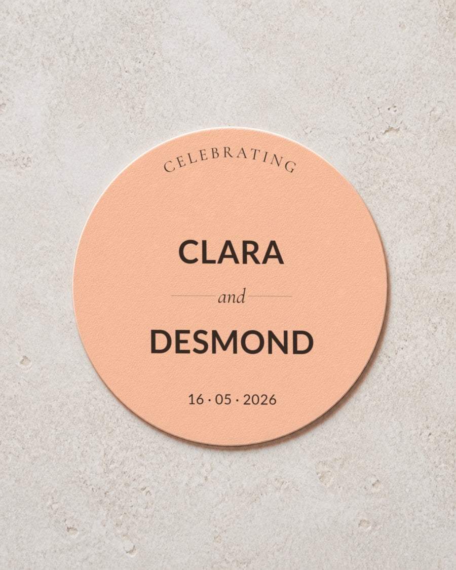 Claret coaster in Blush