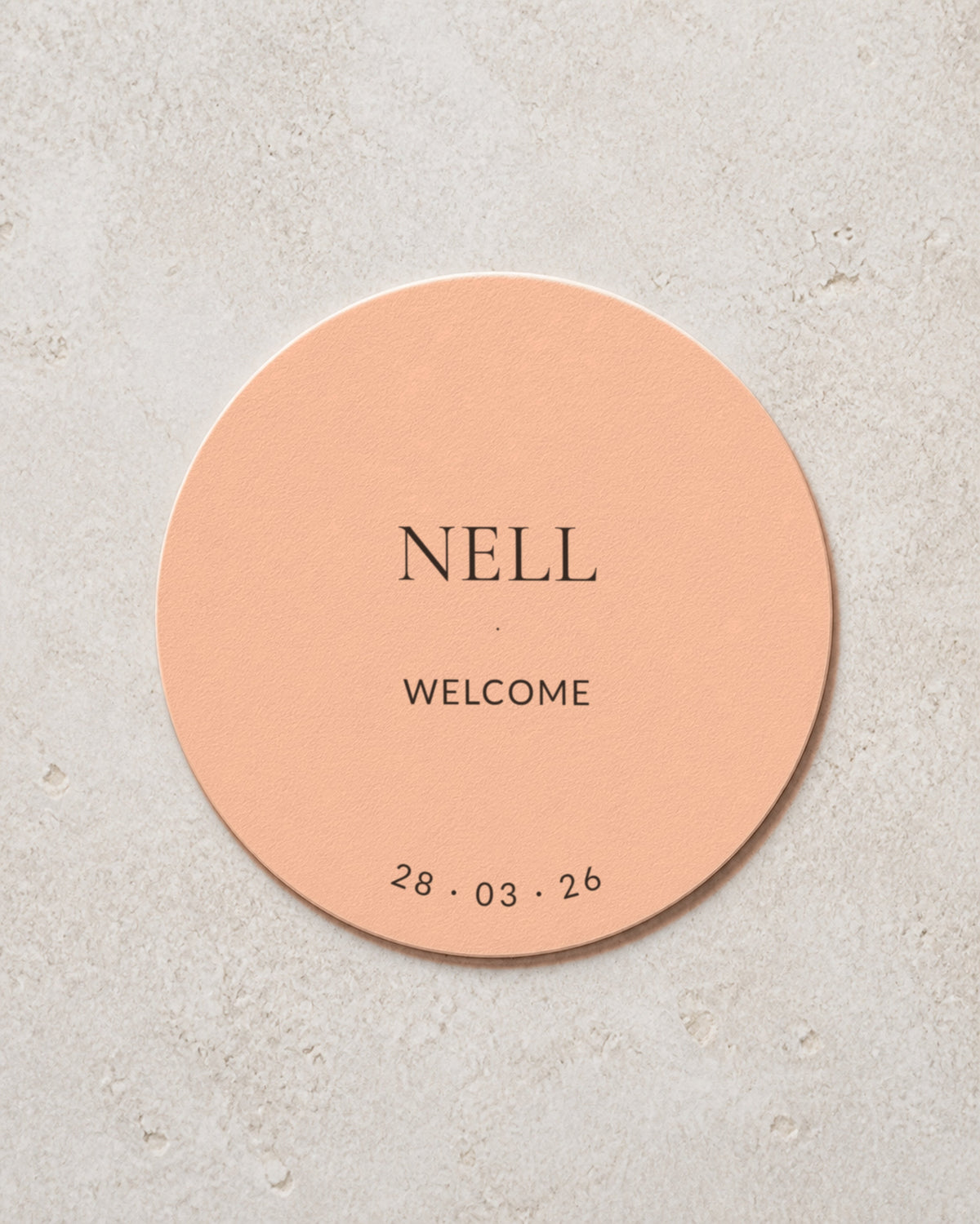 Winifred coaster in Blush