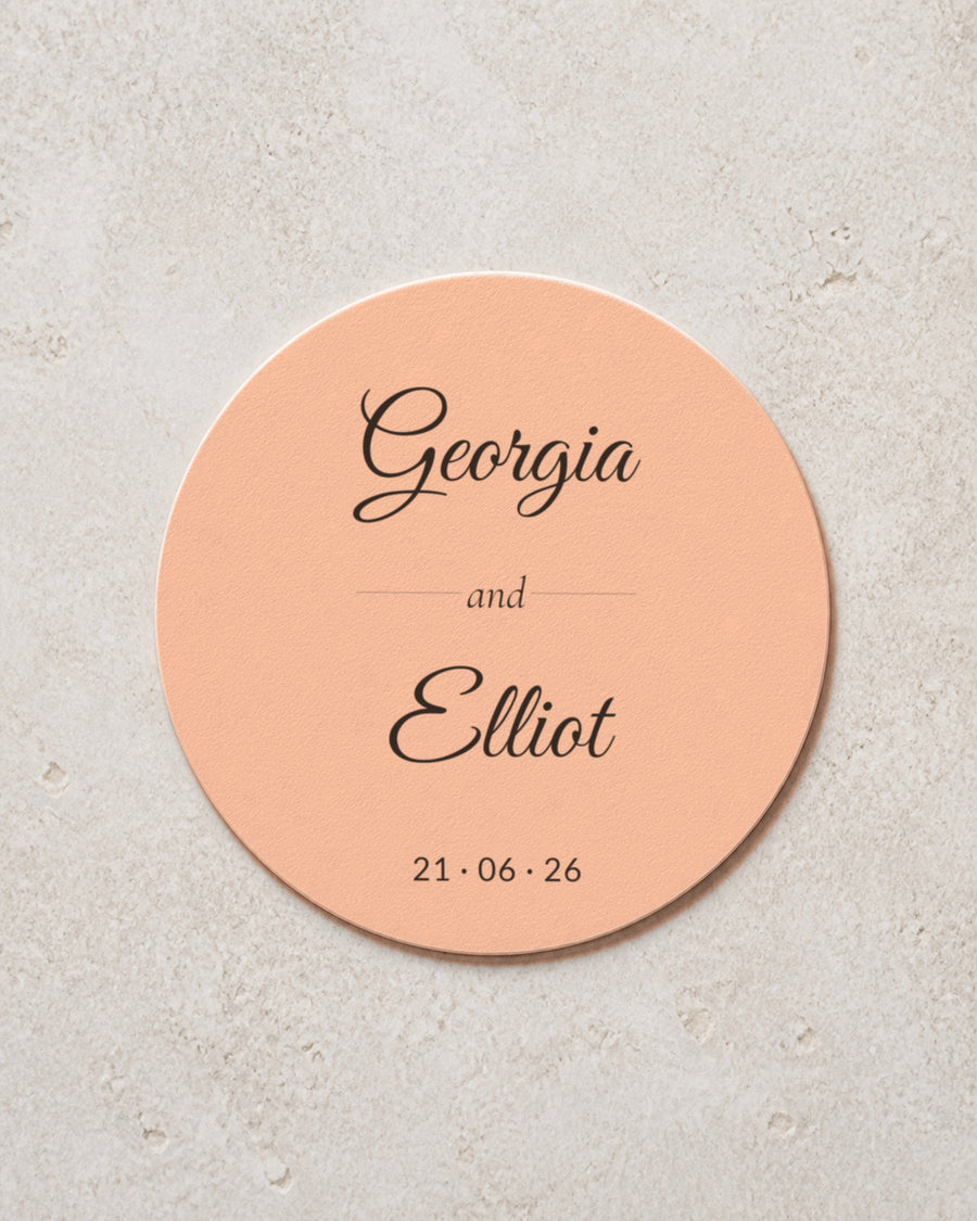Rosalie coaster in Blush