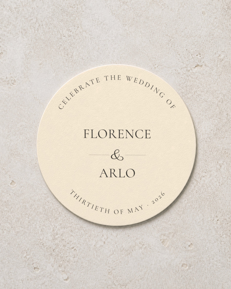 Augustine coaster in Ivory