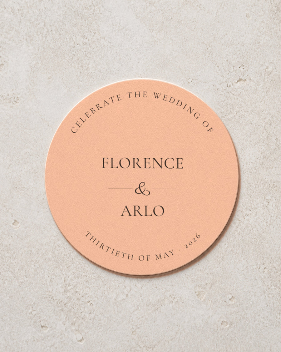 Augustine coaster in Blush