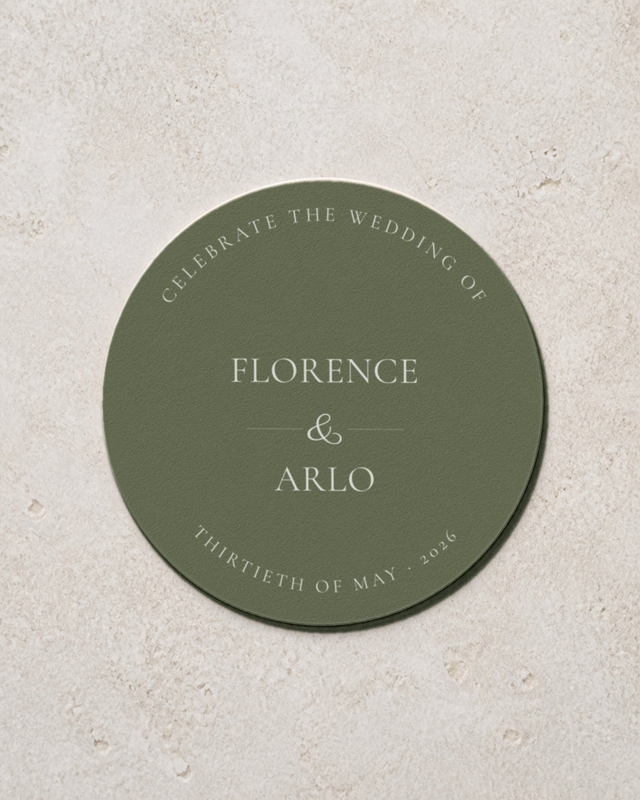 Augustine coaster in Sage