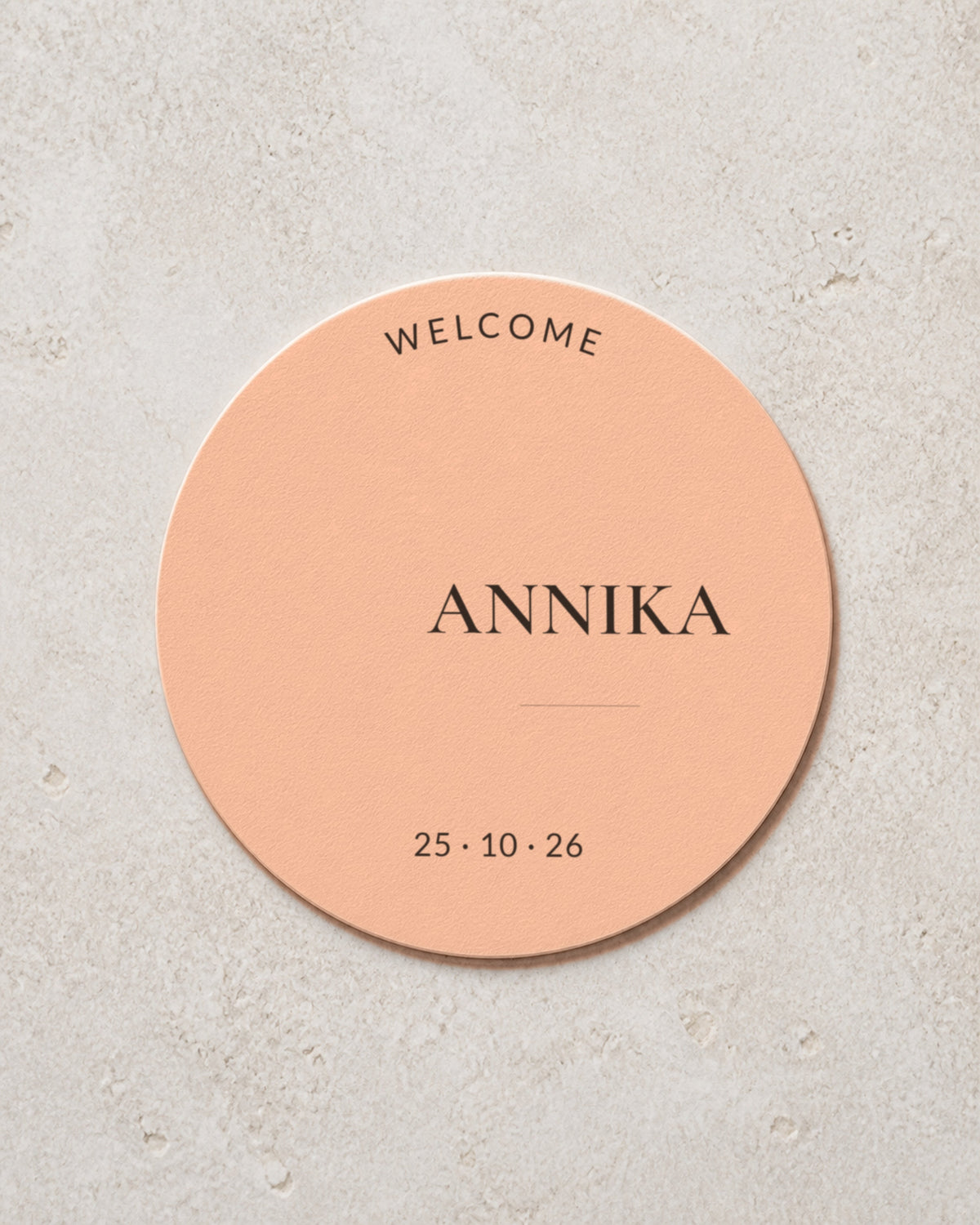 Verity coaster in Blush