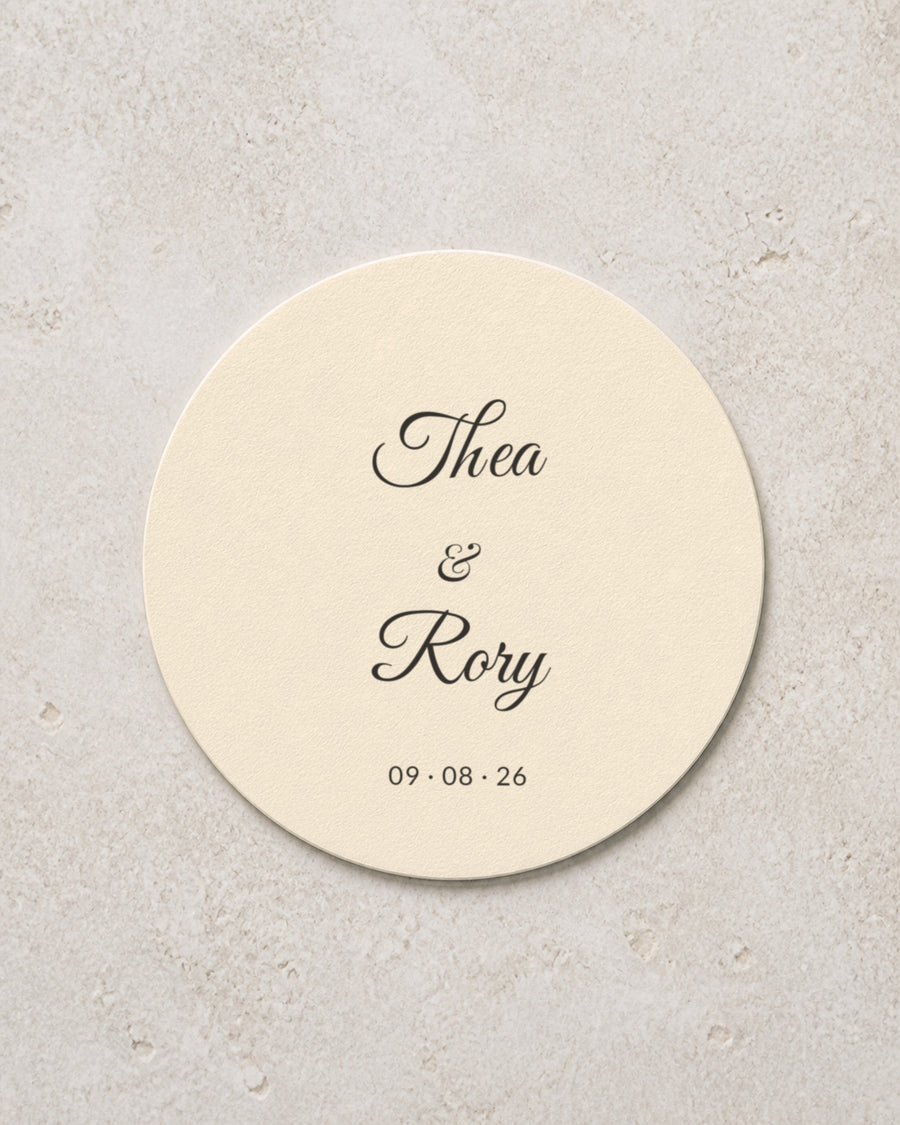 Fig coaster in Ivory