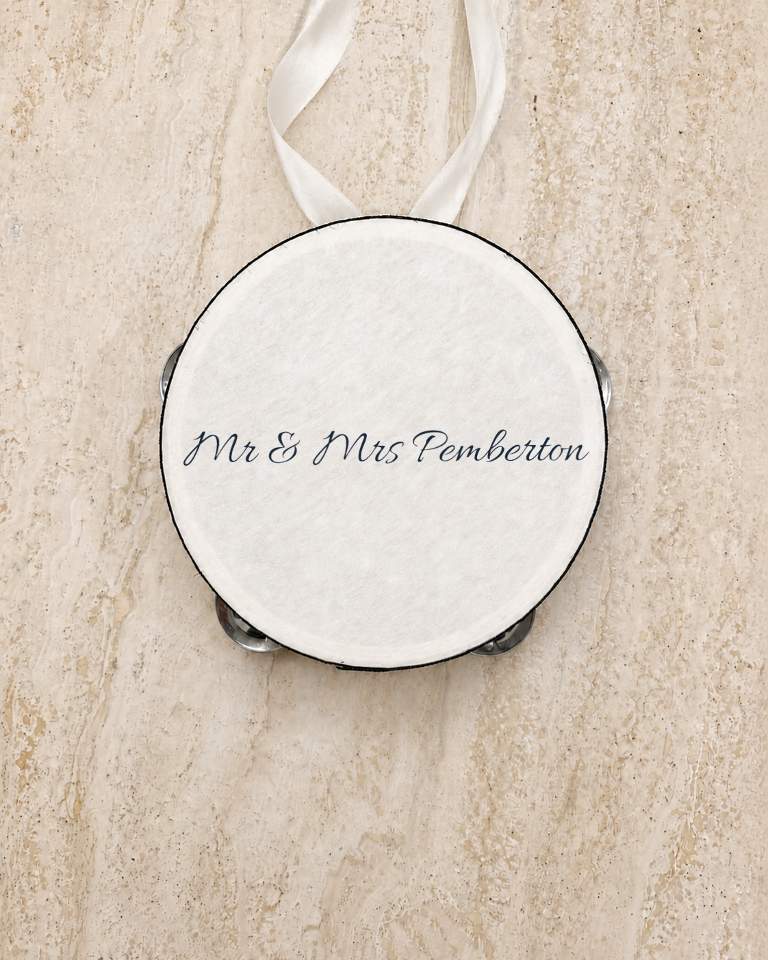 Tambourine 02, ribbon view