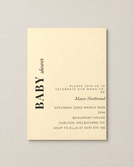 The Basalt invitation, second colour
