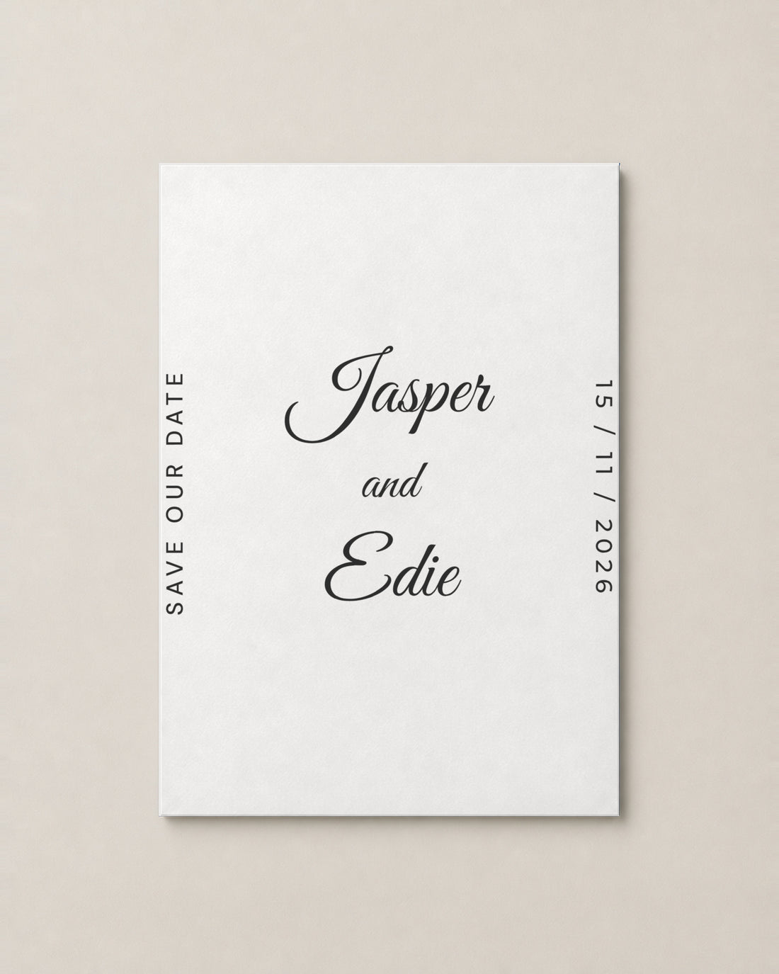 The Marlowe save the date, second colour