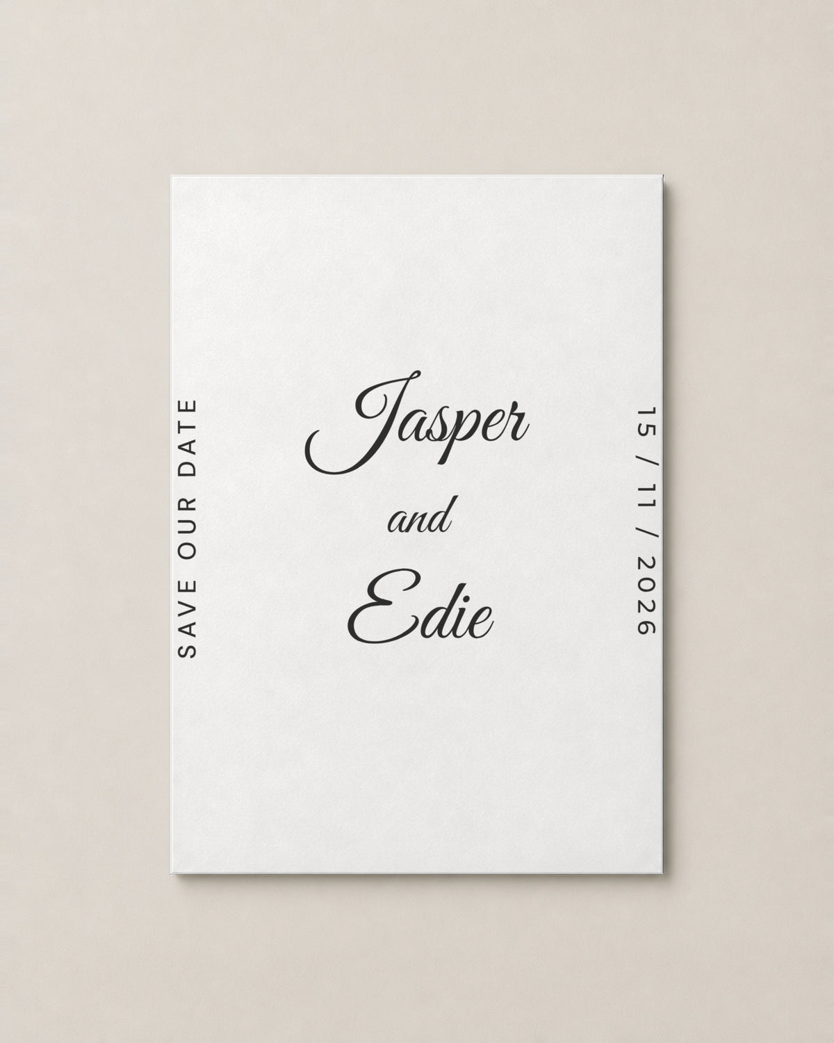 The Marlowe save the date, second colour