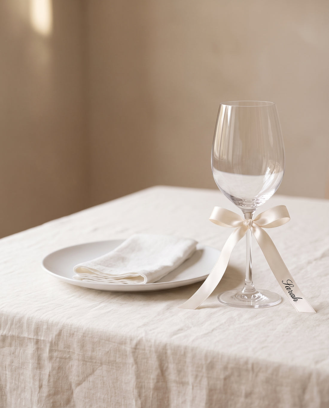 The Ribbon Place Setting, close detail