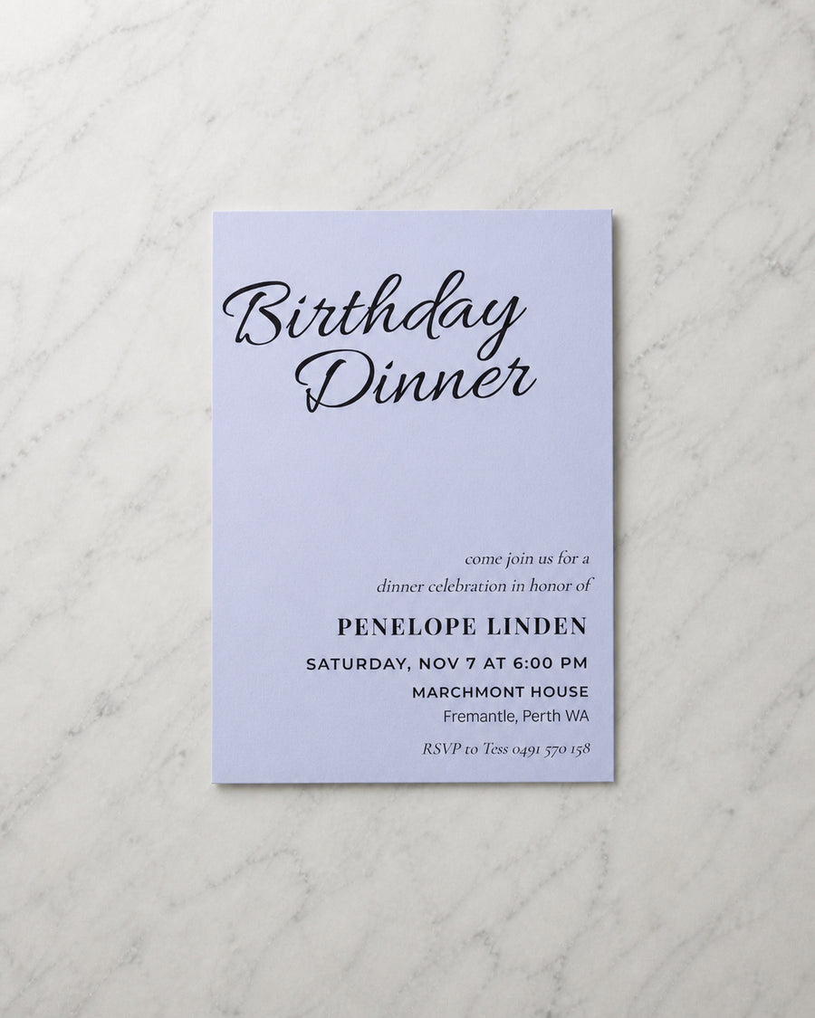 Birthday Invites