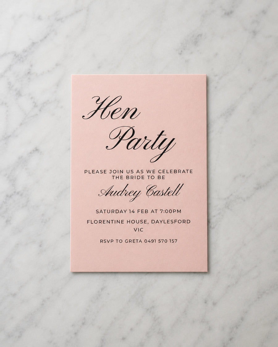 Hens Invites