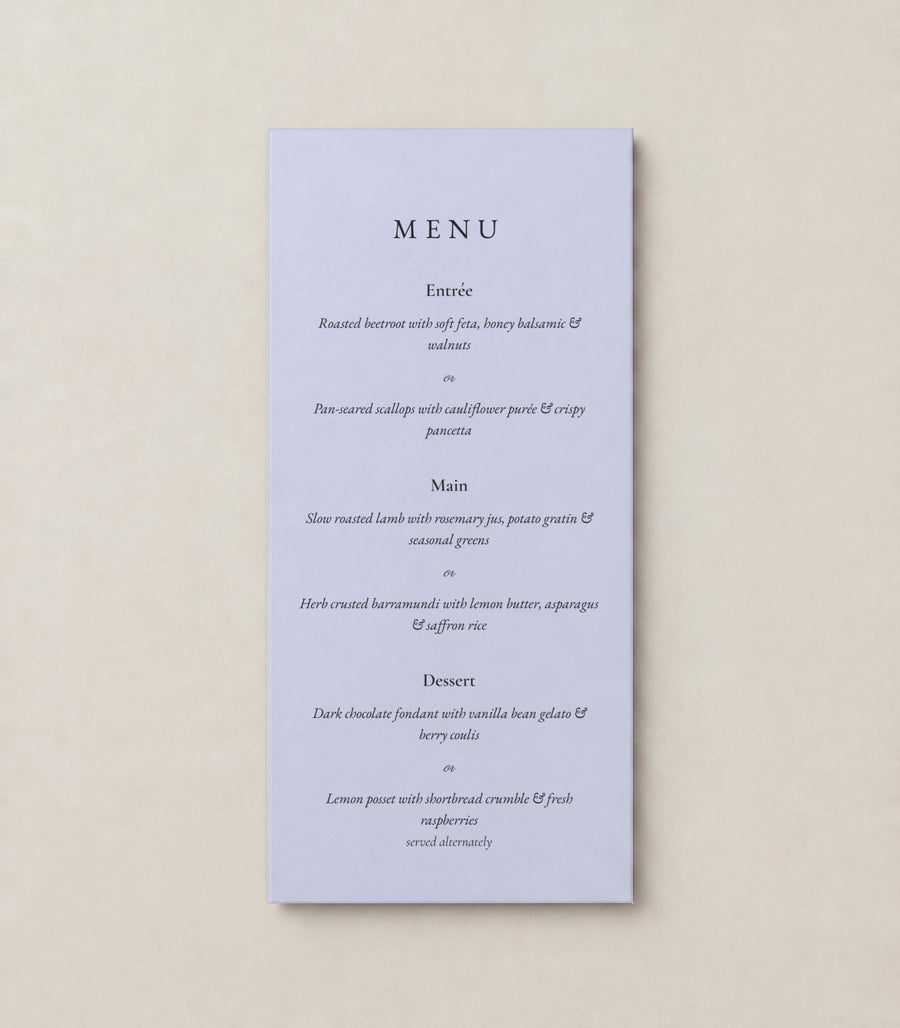 Menu 04, pansy 68