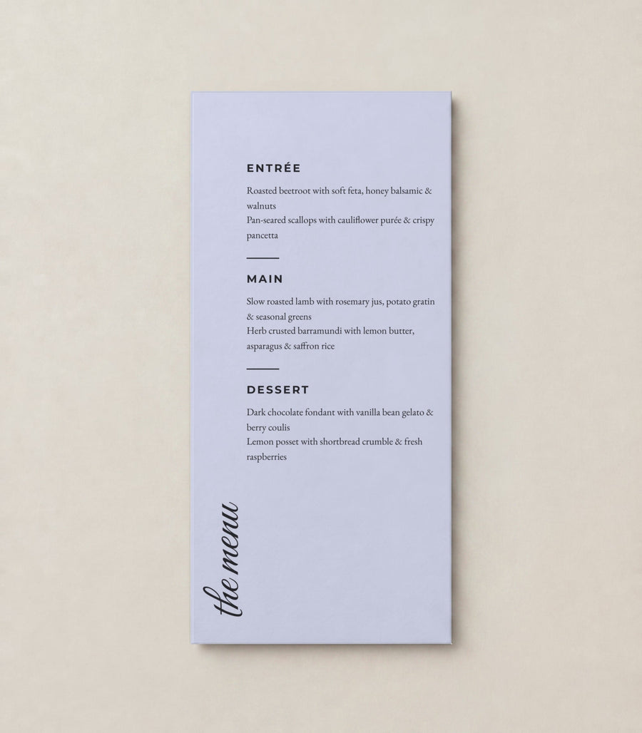 Menu 11, pansy 68