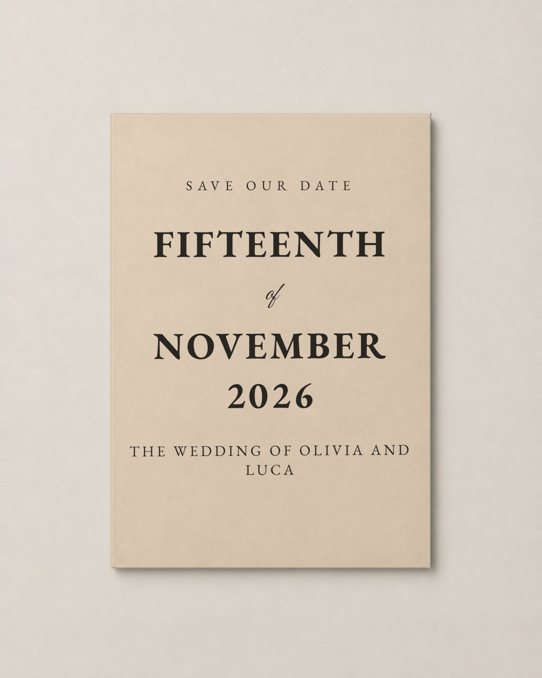 The Barossa save the date, second colour
