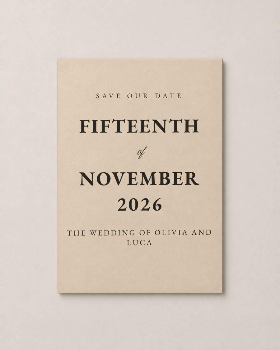 The Barossa save the date, second colour
