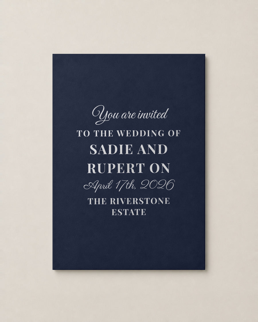 The Birchgrove invitation, second colour