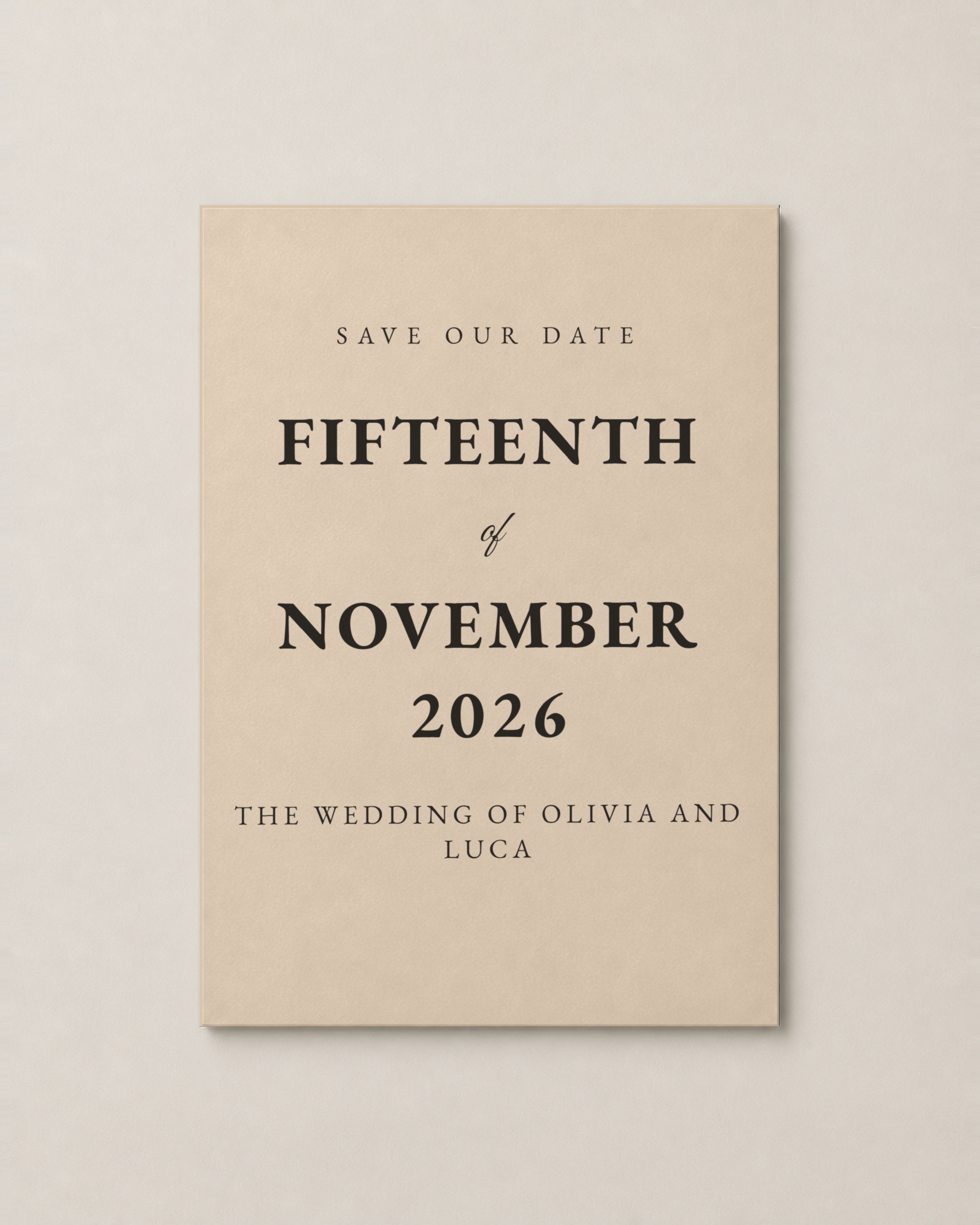 The Barossa save the date, second colour